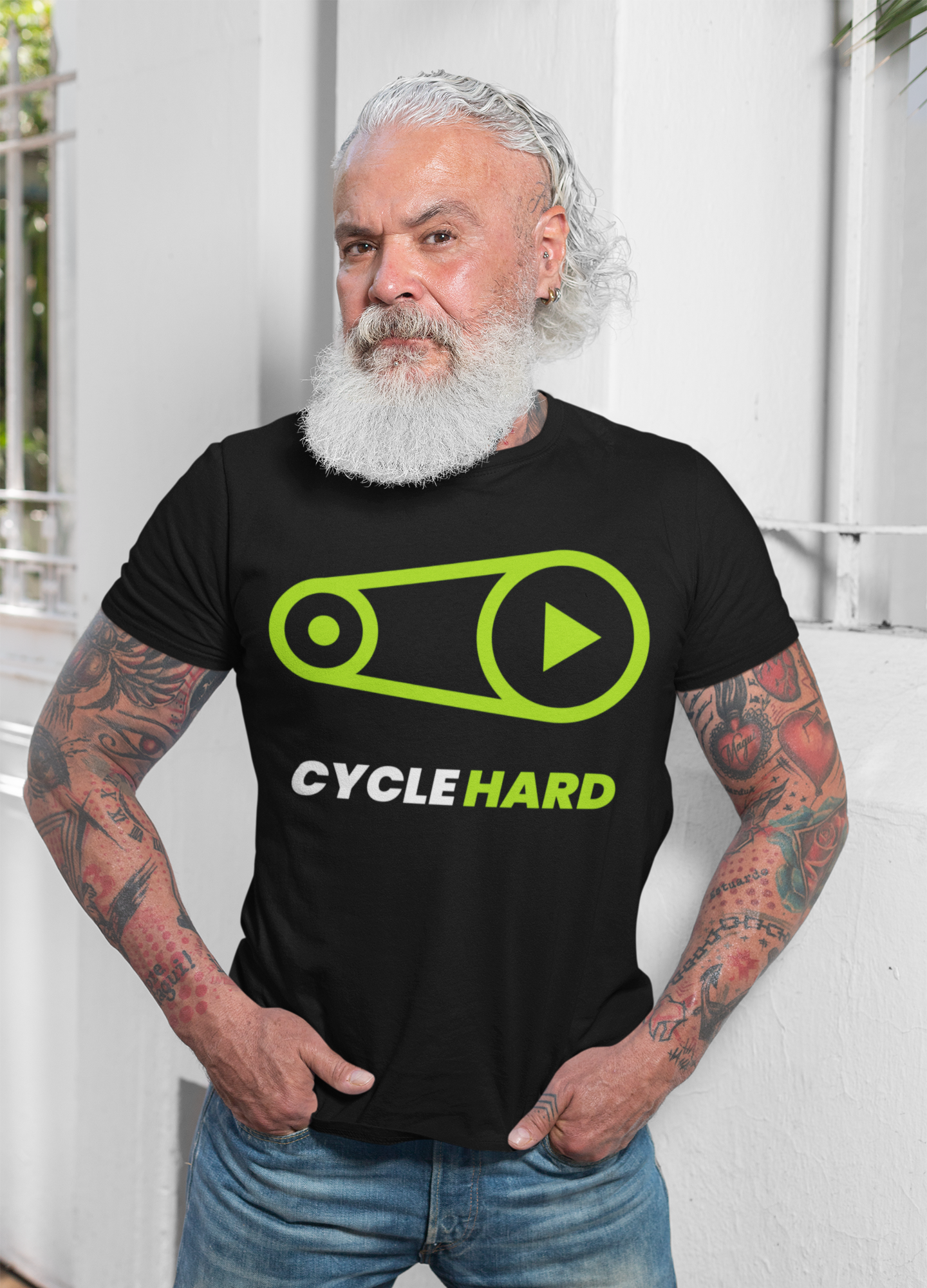 Cycle Hard 100% Polyester T-Shirt