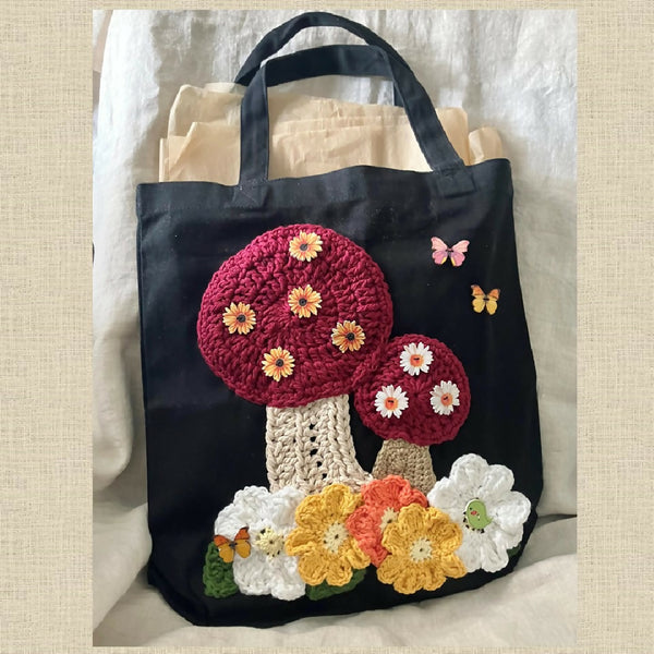 Mushrooms Canvas Tote