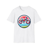 Red & Black Bike 100% Polyester T-Shirt 