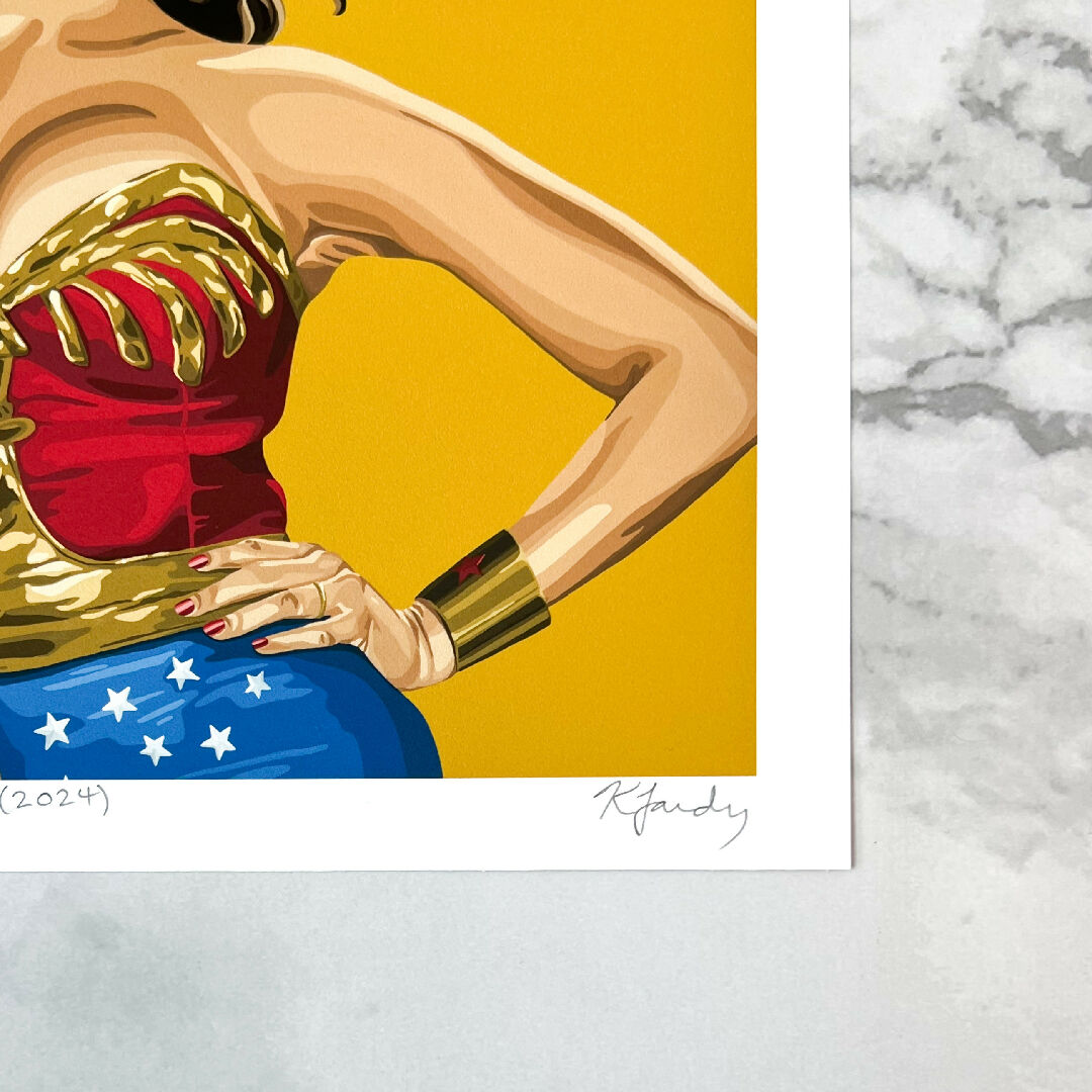 Beyonce superhero art print (2 sizes)