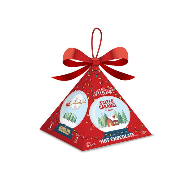 Snowglobe Salted Caramel Pyramid Ornament