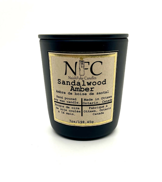 Sandalwood Amber 7oz Candle