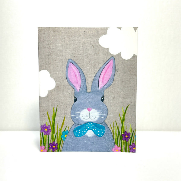 Bunny with Bow Greeting Card