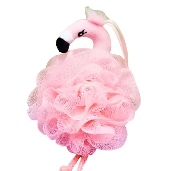 Flamingo Exfoliating Bath Puff