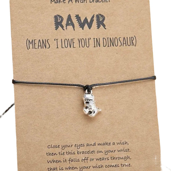 Rawr Dino Make A Wish Bracelet