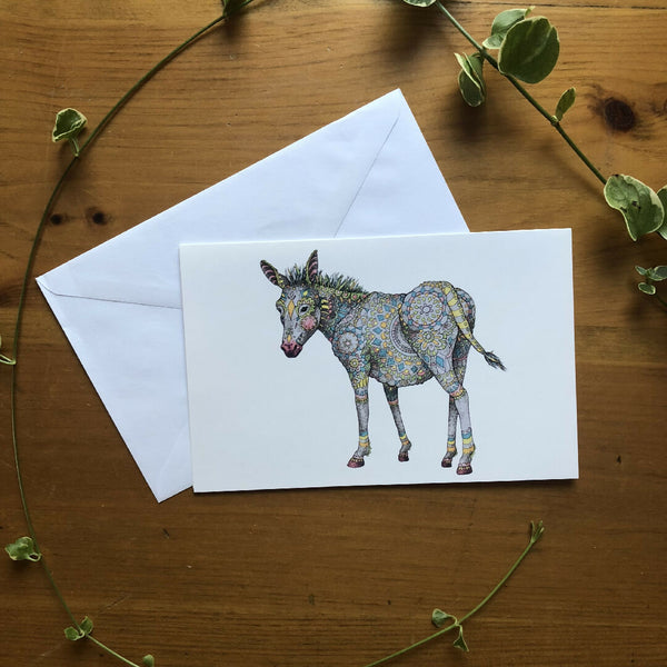 Fiesta Donkey Greeting Card