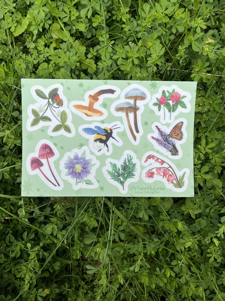 Forest Favourites - Die Cut Sticker Sheet