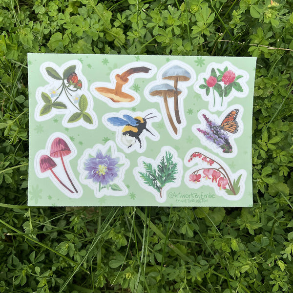 Forest Favourites - Die Cut Sticker Sheet