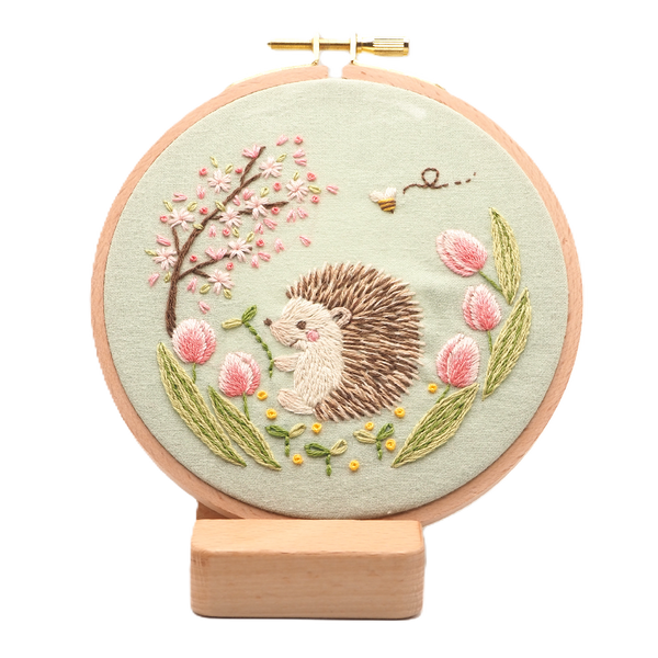 DIY Embroidery Kit (Spring Hedgehog)