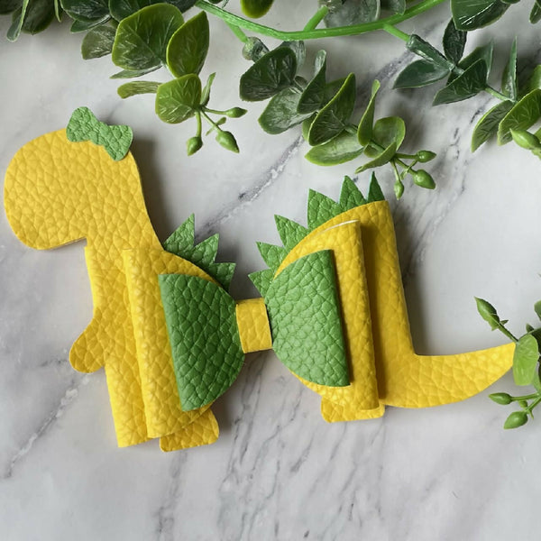 Dinosaur Yellow - Novelty Bow