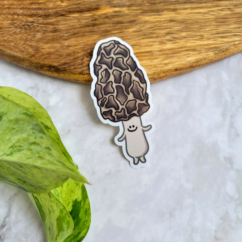 Morel Mushroom 3" Vinyl Sticker