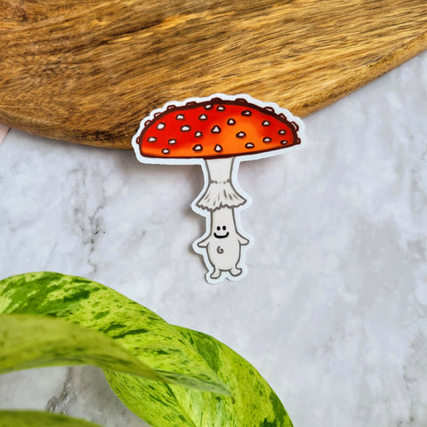 Fly Agaric 3" Vinyl Sticker