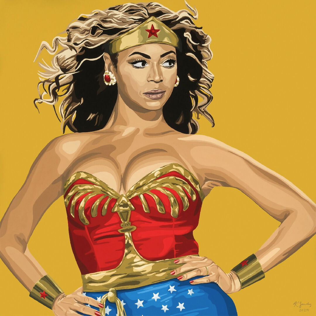 Beyonce superhero art print (2 sizes)