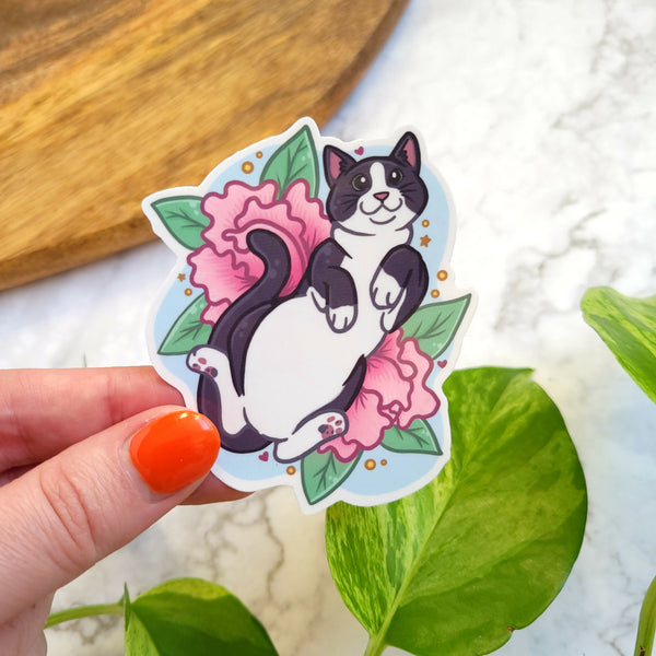 Rolling Tuxie 3" Vinyl Sticker