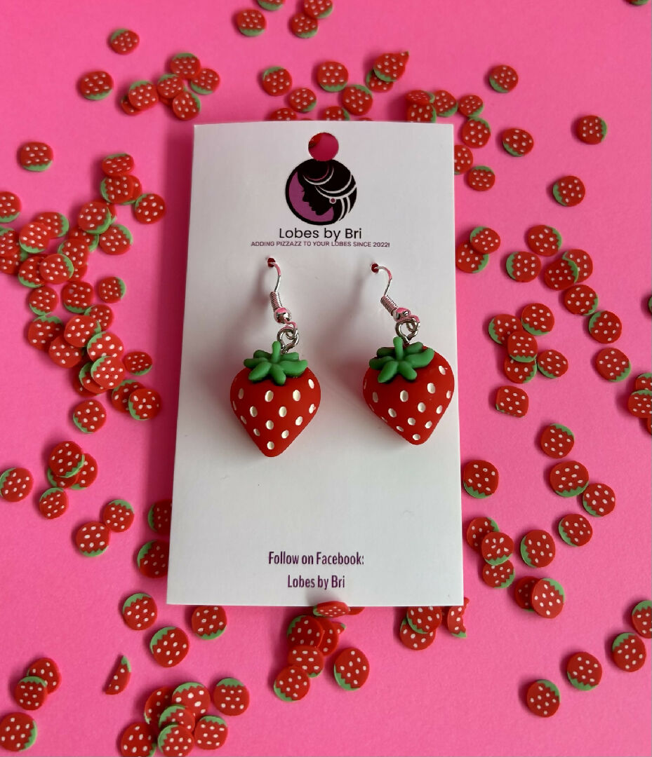 Fruit Salad - Fruit Dangle + Stud Earrings