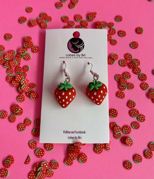 Fruit Salad - Fruit Dangle + Stud Earrings 