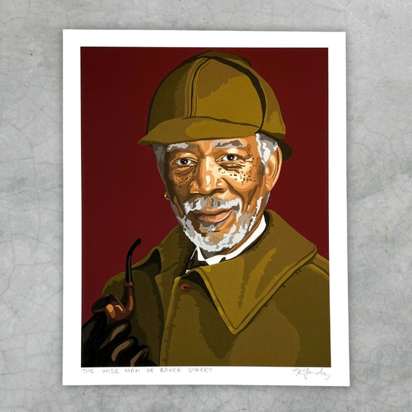 Morgan Freeman as Sherlock Holmes 8x10