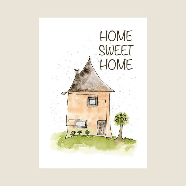 Home Sweet Home Blank Card