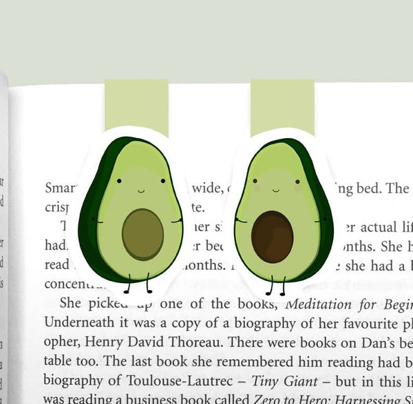 Avocado Magnetic Bookmark Set