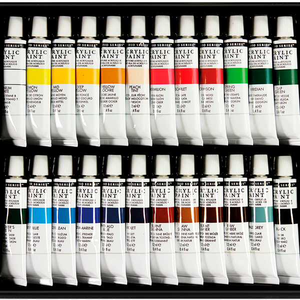 Studio Series Acrylic Paint Set (24 colors)