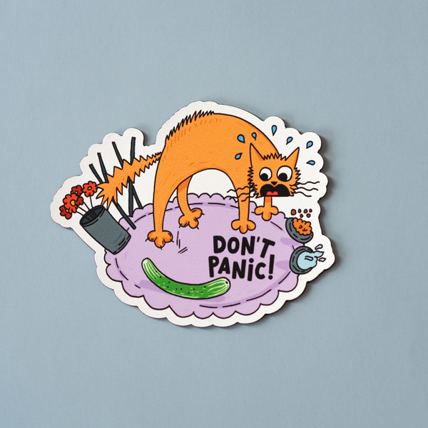 Don't Panic Vinyl Sticker