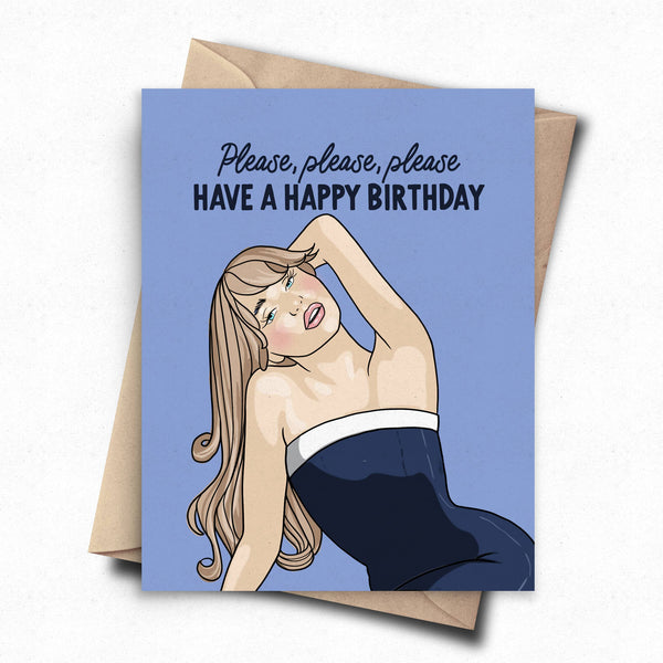 Sabrina Carpenter  Card Funny Birthday Card Pop Culture Card