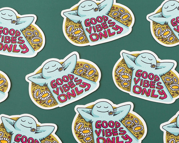 Good Vibes Only Vinyl Sticker