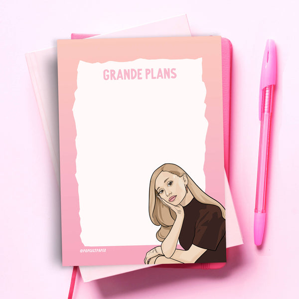 Ariana Grande Pop Culture Notepad / Journal