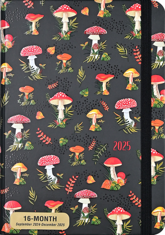 2025 Mushrooms Weekly Planner