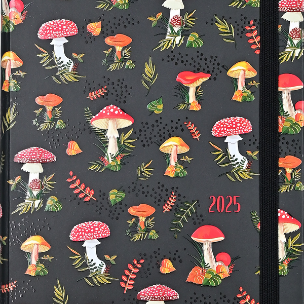 2025 Mushrooms Weekly Planner