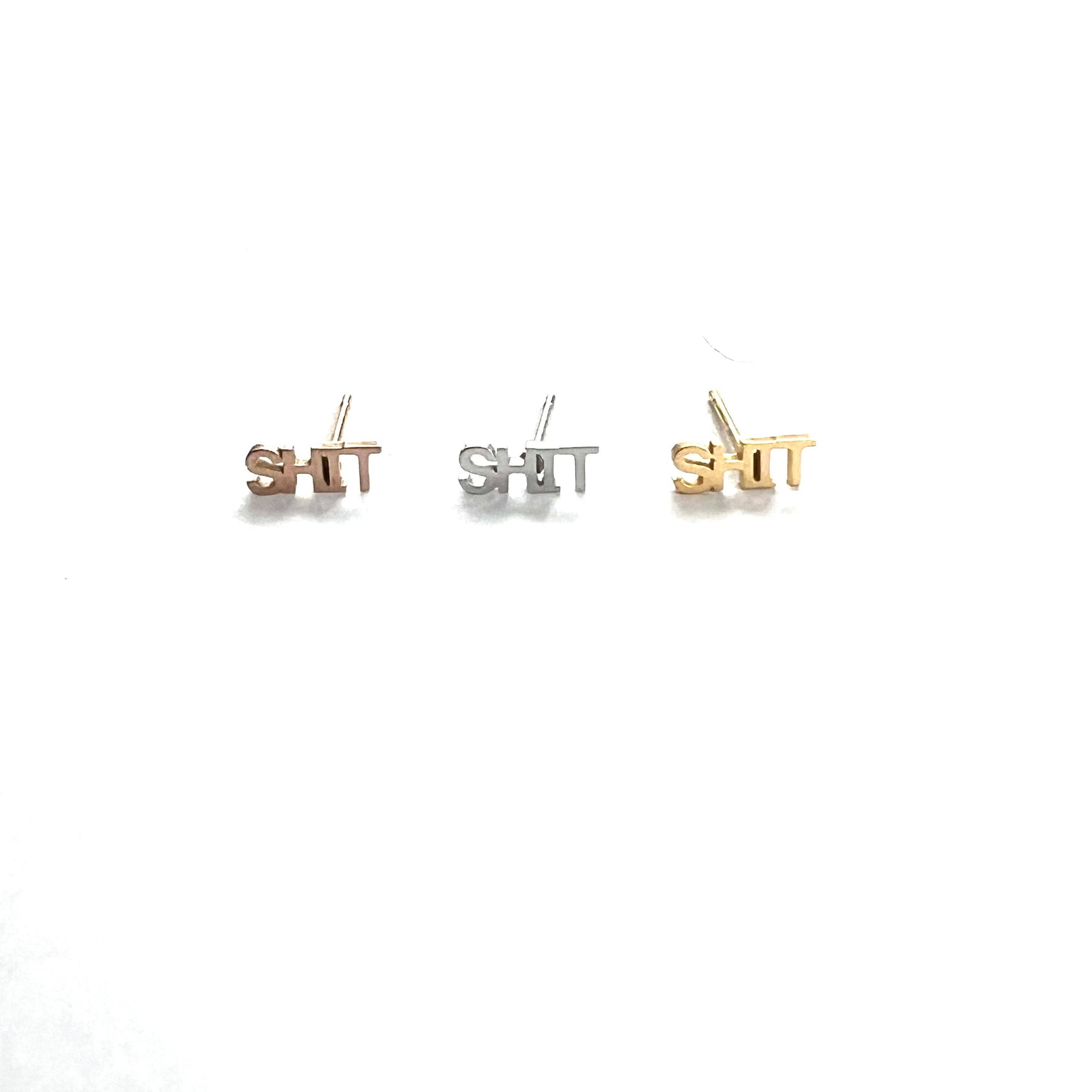 Shit Earrings