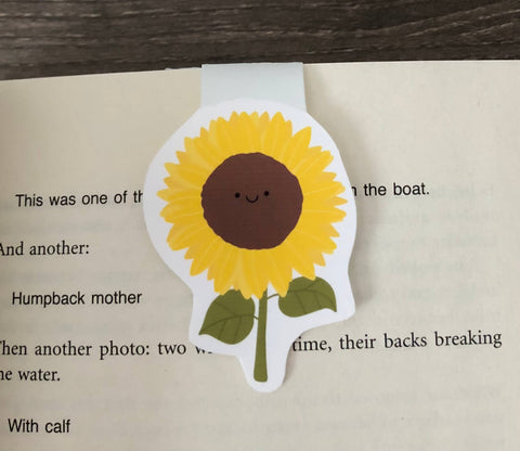 Sunflower Magnetic Bookmark