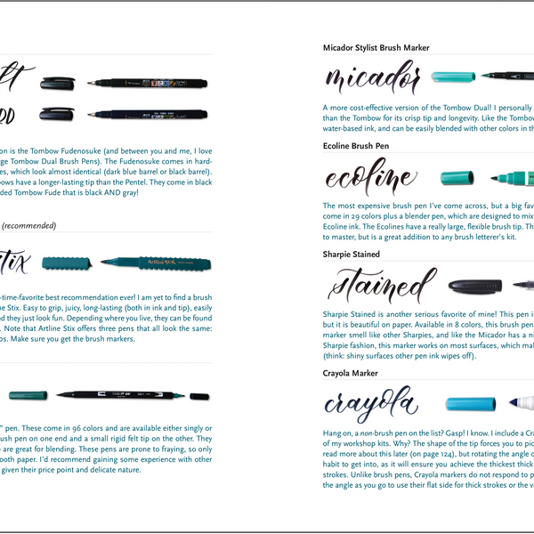 Brush Lettering from A to Z