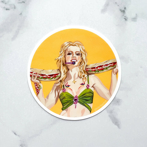 Britney Spears Party Sub sticker - Shop Motif