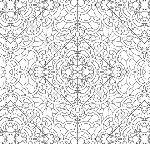 Kaleidoscope Designs Artist's Coloring Book