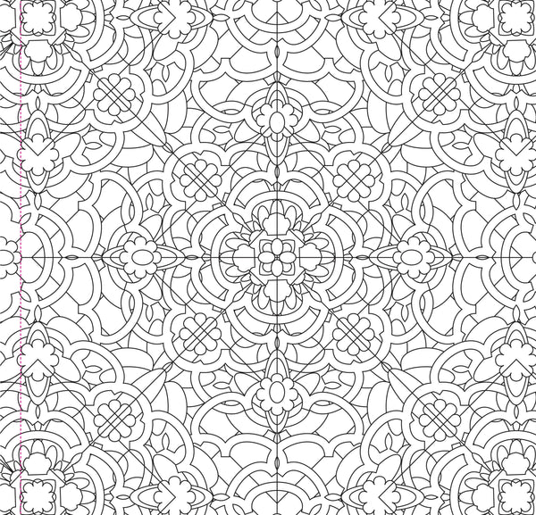 Kaleidoscope Designs Artist's Coloring Book