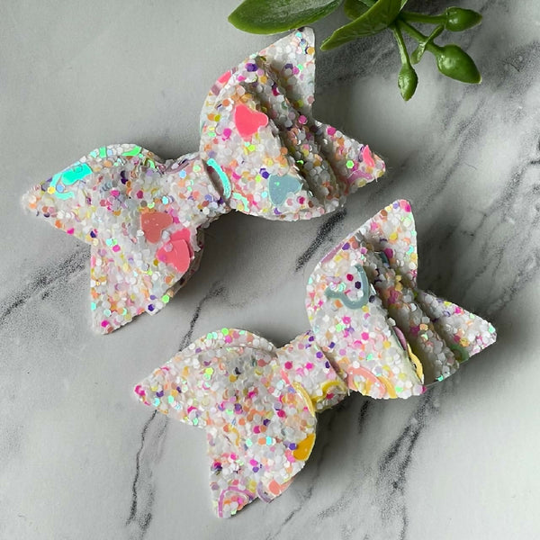 Multicoloured Heart Confetti - Minis