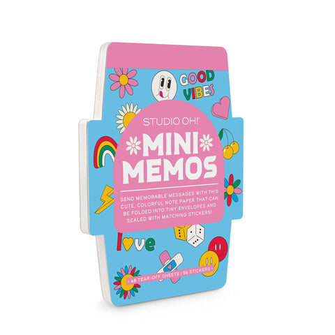 Retro Vibes Mini Memo with Stickers