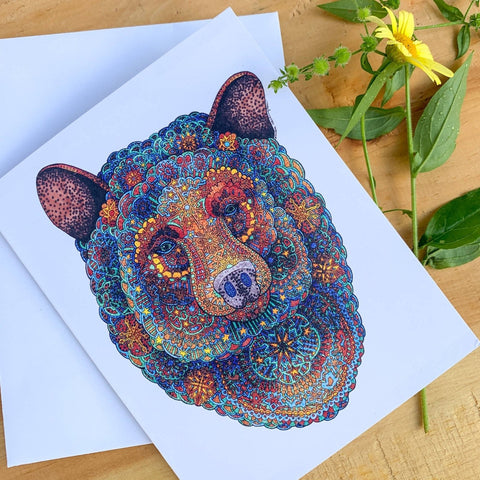 Constellation Bear Greeting Card - Shop Motif