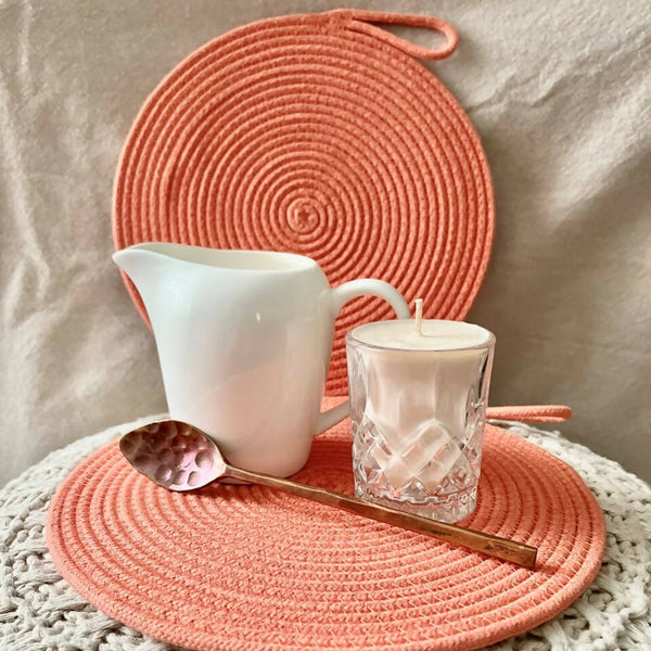 Coral Rope Trivet