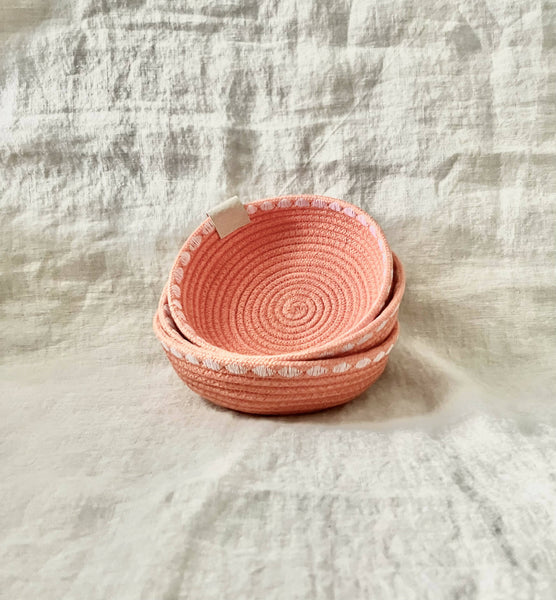 Coral Trinket Rope Bowl