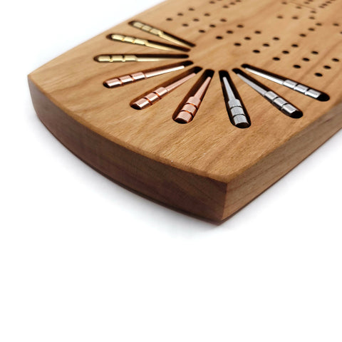 Cribbage Board -Cherry - Shop Motif