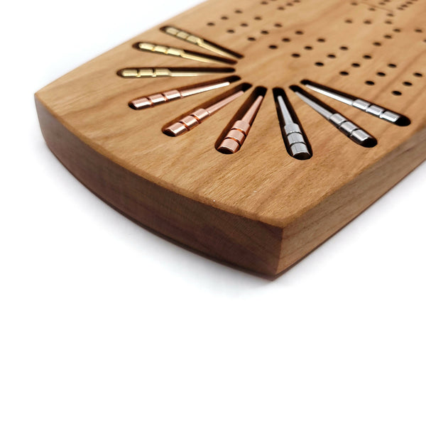 Cribbage Board -Cherry