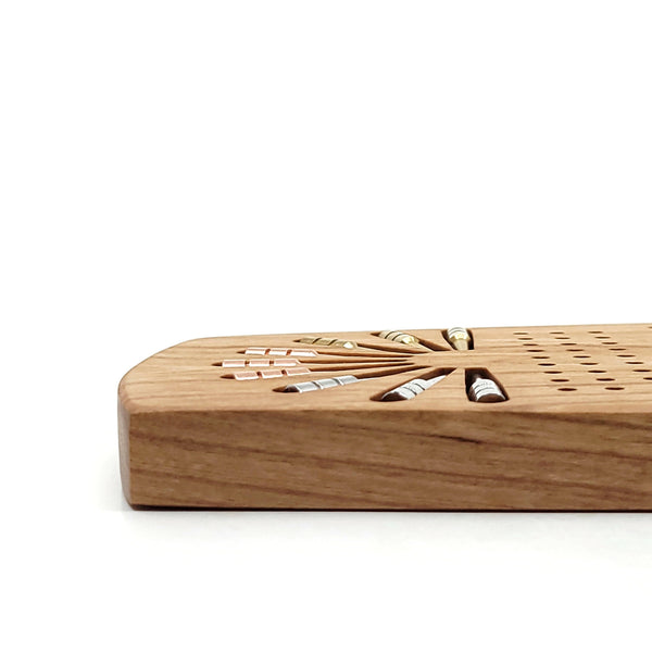 Cribbage Board -Cherry