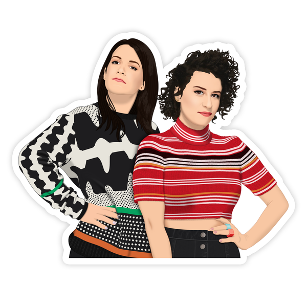 Broad City Ilana & Abbi Sticker