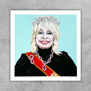 Dolly Parton 8x8" art print - Shop Motif 