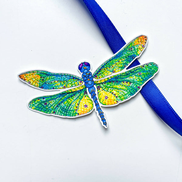 Dragonfly Die Cut Sticker - Shop Motif