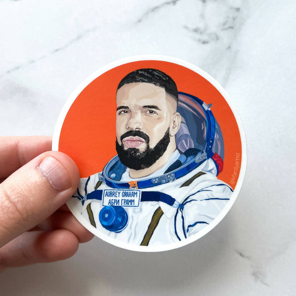 Drake Astronaut sticker