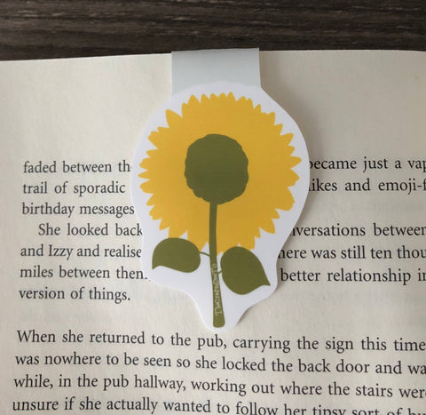 Sunflower Magnetic Bookmark