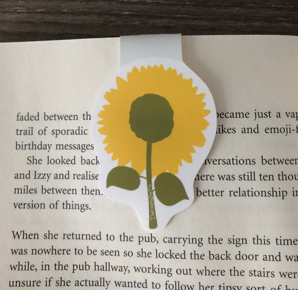 Sunflower Magnetic Bookmark